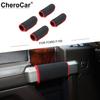 4X Red Inner Door Handle Covers Protective Case for Ford F150 F-150 2015-