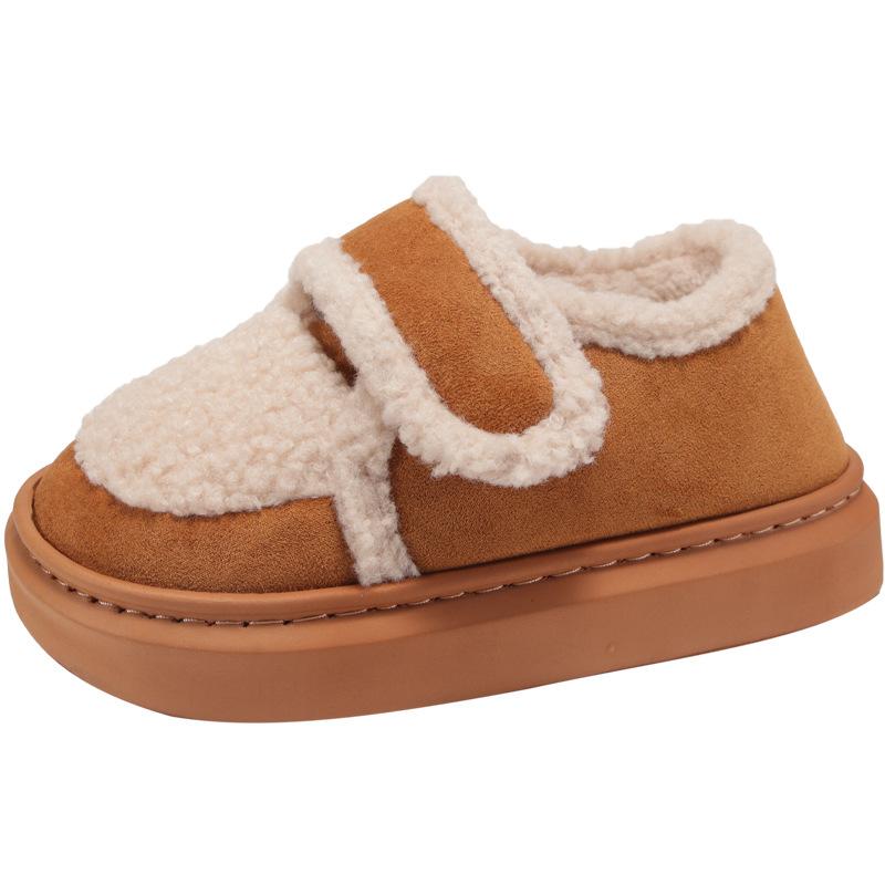 Fashion warm and warm Velcro heightened platform cotton shoes women's 2025 new winter velvet thickened bread shoes