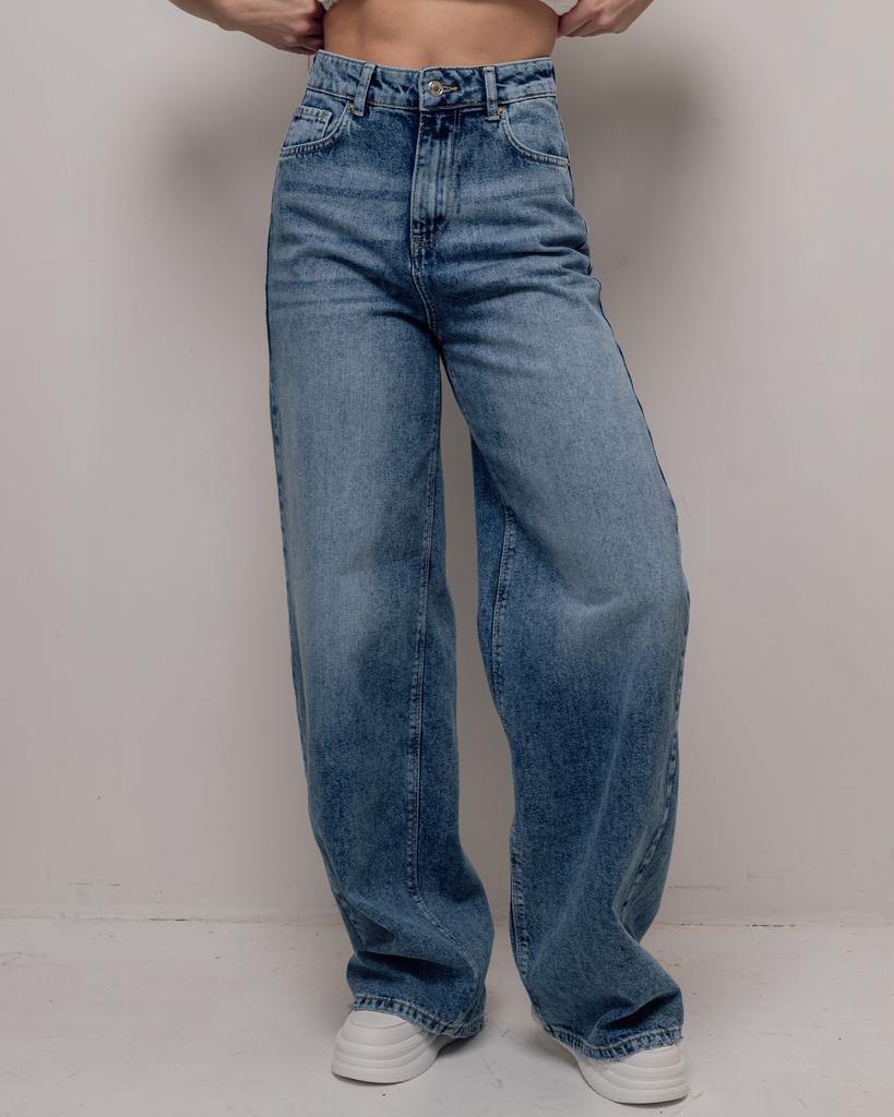 Blugi de damă ZEO Basic 4635 34 albastru deschis