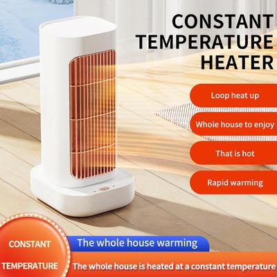 Heim Desktop PTC Schnellheizung Vertikalheizung Schlafzimmer Sicher Energiesparend Tragbar 2 Stufen Einstellung Tischventilator Lufterhitzer 1300W