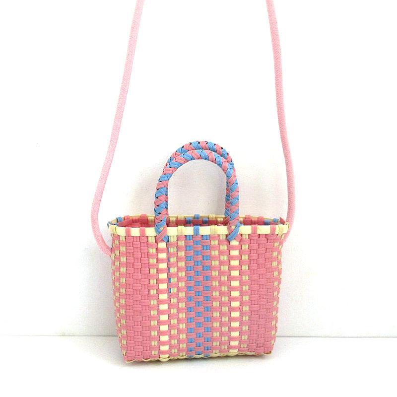 

Korean Style Weaving Beach Bag Summer Women s Basket Bag Hand-woven Shoulder Bag Ladies/Girls Without Rope-Color 5