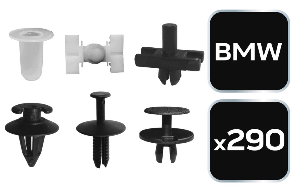 BMW Car Clip Set, 290 Pieces