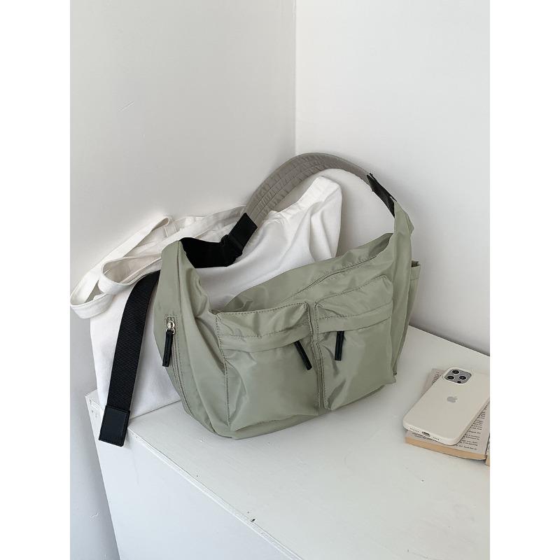 

Повседневная нейлоновая сумка-пельмень большой вместимости, модная сумка-мессенджер, женская нишевая сумка через плечо с высоким чувством стиля, женская