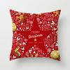Christmas-Themed Pattern Throw Pillow Cover With Short Plush Print For Living Room Sofa Decoration Cushion Cover Pillow Covers