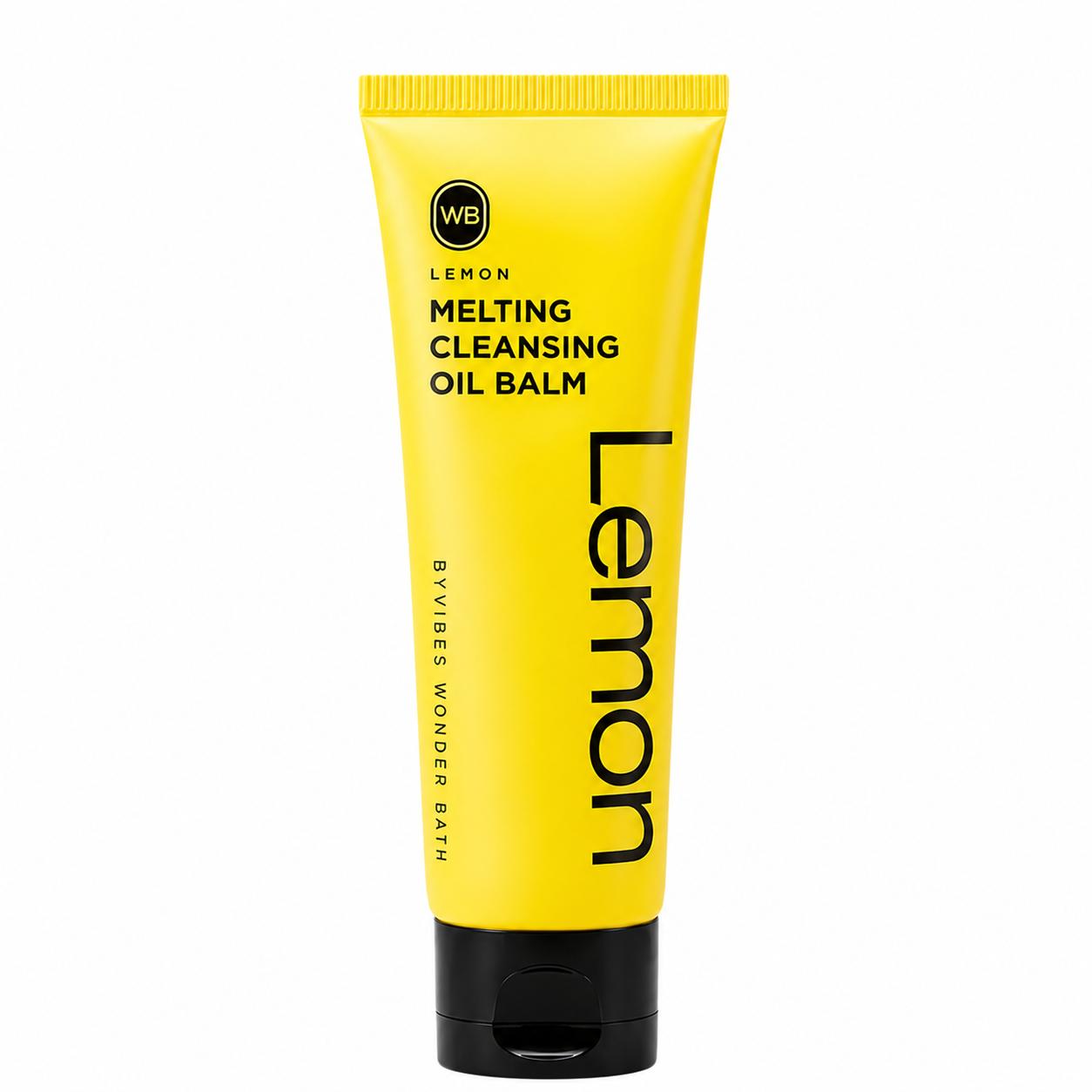Wonder Bath Lemon Melting Cleansing Oil Balm 60g Deep Makeup Remover Nourishing Cleansing Balm