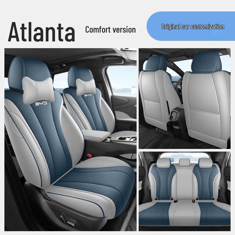 Coprisedile Auto Intelligente BYD Dolphin - Stagione Unica, Copertura Totale, Cuscino in Pelle Traspirante.