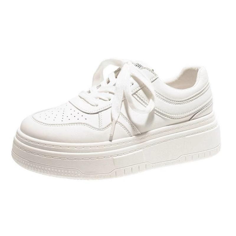 

Thick-soled heightening little white shoes women s summer new muffin casual sports board shoes big head bread shoes 40