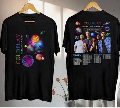 Comfort Colors Coldplay Music Of The Spheres Tour 2025 Shirt Größe S bis 5XL Unisex T-Shirt