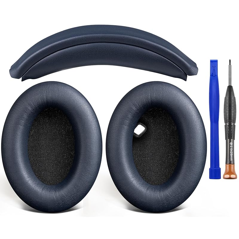 

SOULWIT ear pads + headband set Sony WH-1000XM4 (WH1000XM4) Over-Ear for headset exchange kit headphone replacement pad Prevention of deterioration