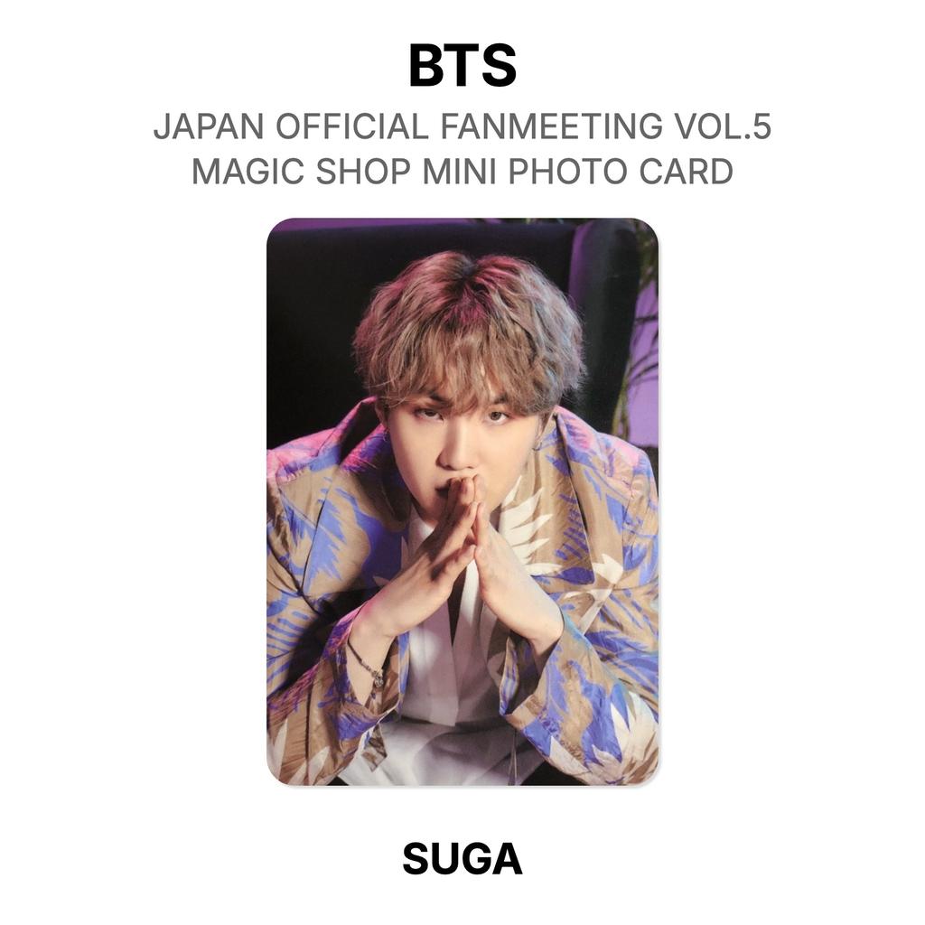 BTS JAPAN OFFICIAL FANMEETING VOL.5 MAGIC SHOP MINI PHOTO CARD Official Photocard