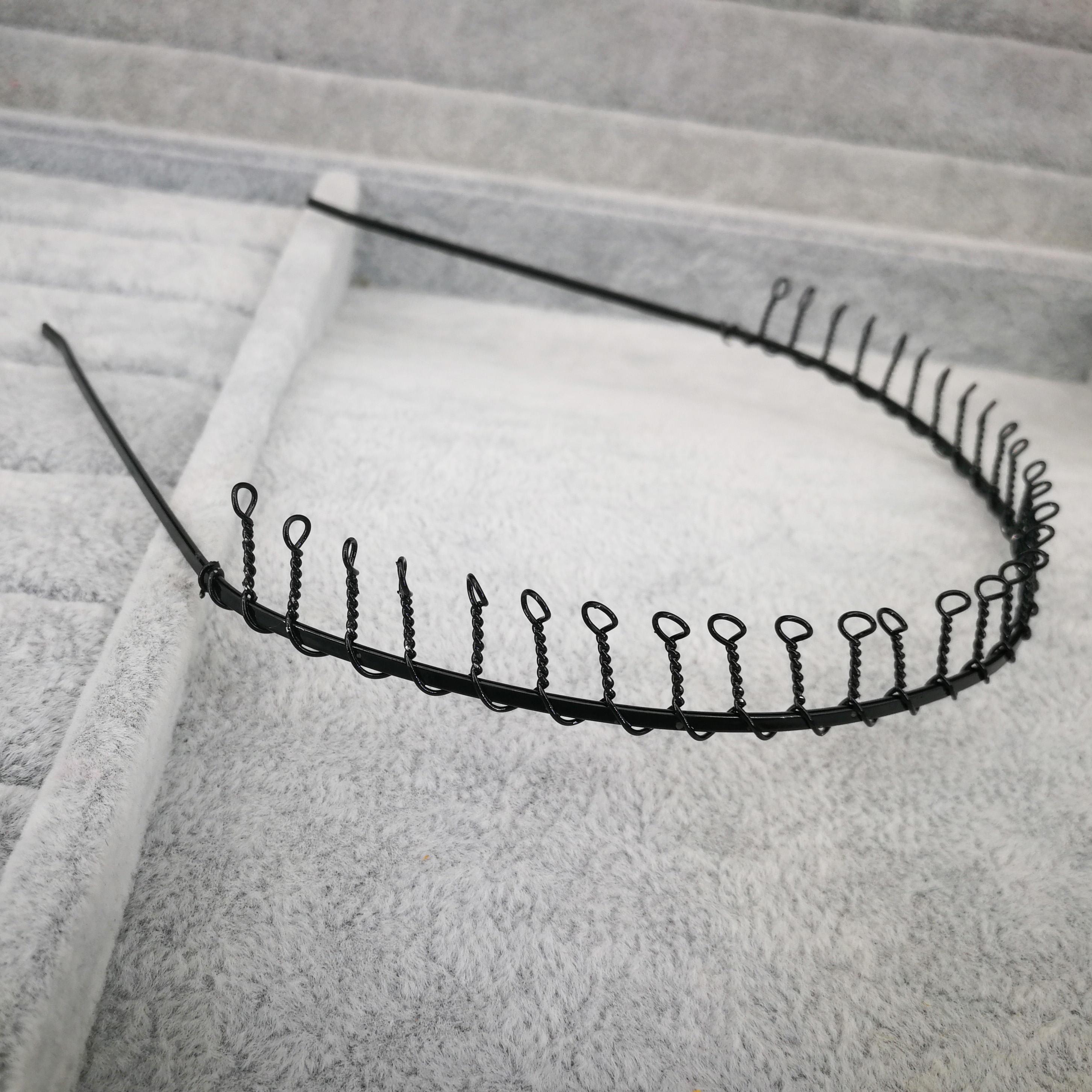 

Модные черные волнистые повязки на голову для мужчин женщин унисекс зажимы для умывания базовые спортивные повязки для волос инструменты для укладки аксессуары