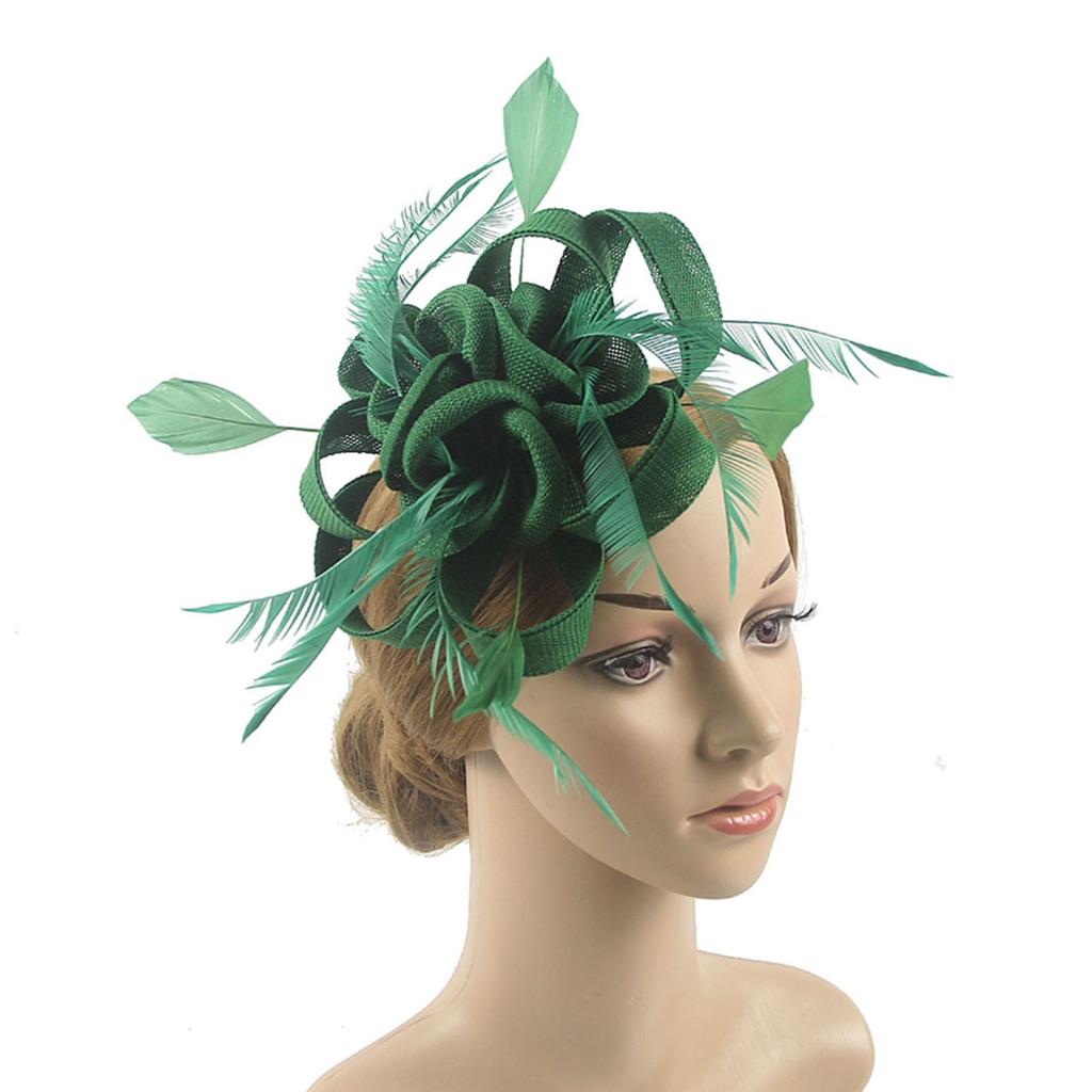 Hair Clip Flowers For Women Fascinators For Women High Tea Party Hats Cocktail Wedding Headware Bridal Headpiece