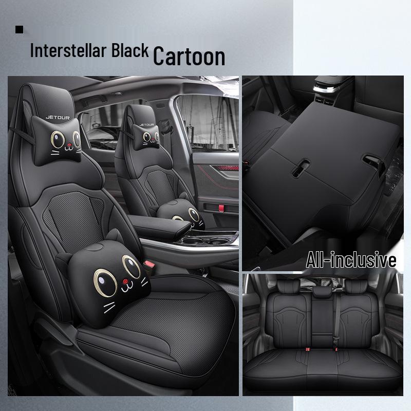 LTCS Jietu Dasheng Sporty Leather Car Seat Cushion - All Seasons Fit