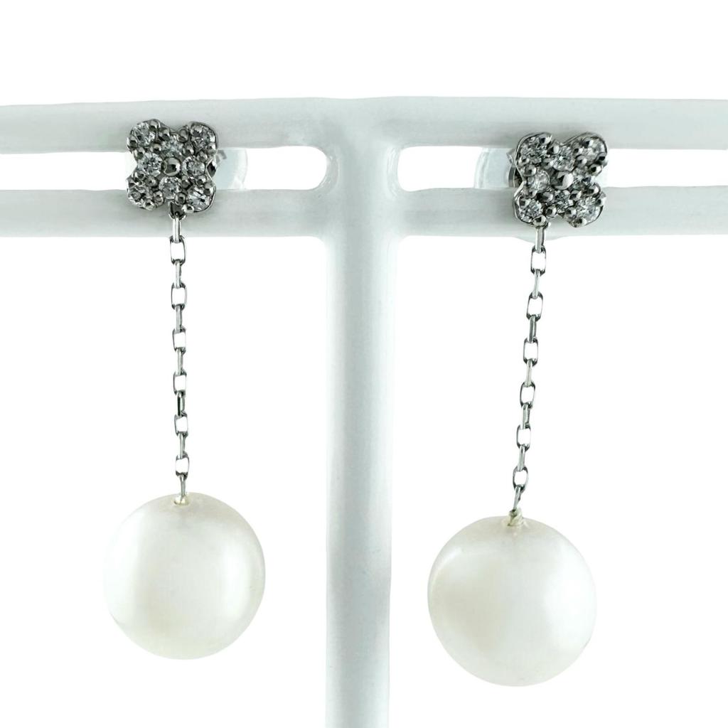 Pierce Silver Women Pearl used
