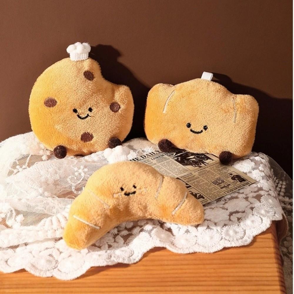 Little Bread Dolls Pendants Keychains Plush Key Chain Cute Bags Pendants  Girl Backpack Accessories