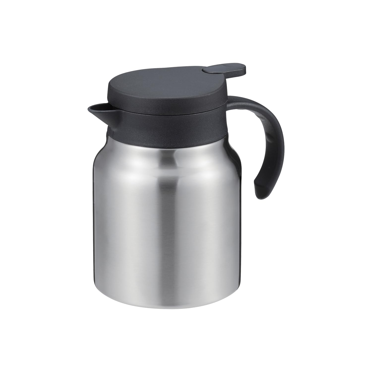

Pearl Metal Insulated Tabletop Pot, 1000ml/1.0L, Stainless Steel, Double-Layered Vacuum Wall, Silver, Elenot HC-247