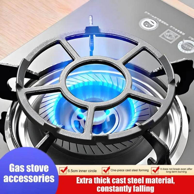 Gas Stove Rack Accessories Heavy Duty Carbon Steel Stove Stabilizer for Woks Pots Non-slip Universal Burner for Moka for Gas