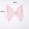 Luminous Butterfly Embroidery: Valentine's Cake Decoration & Fairy Figurine Gift