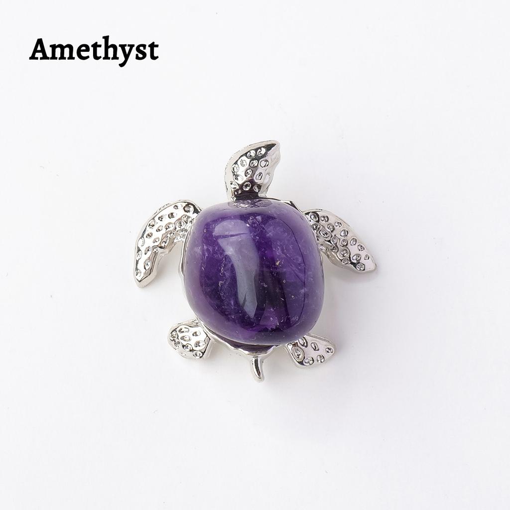 1pc Natural Crystal Tumbled Stone Turtle Jewelry Crystal Raw Stone Silvery  Home Office Decoration Holiday Gift rose quartz gift