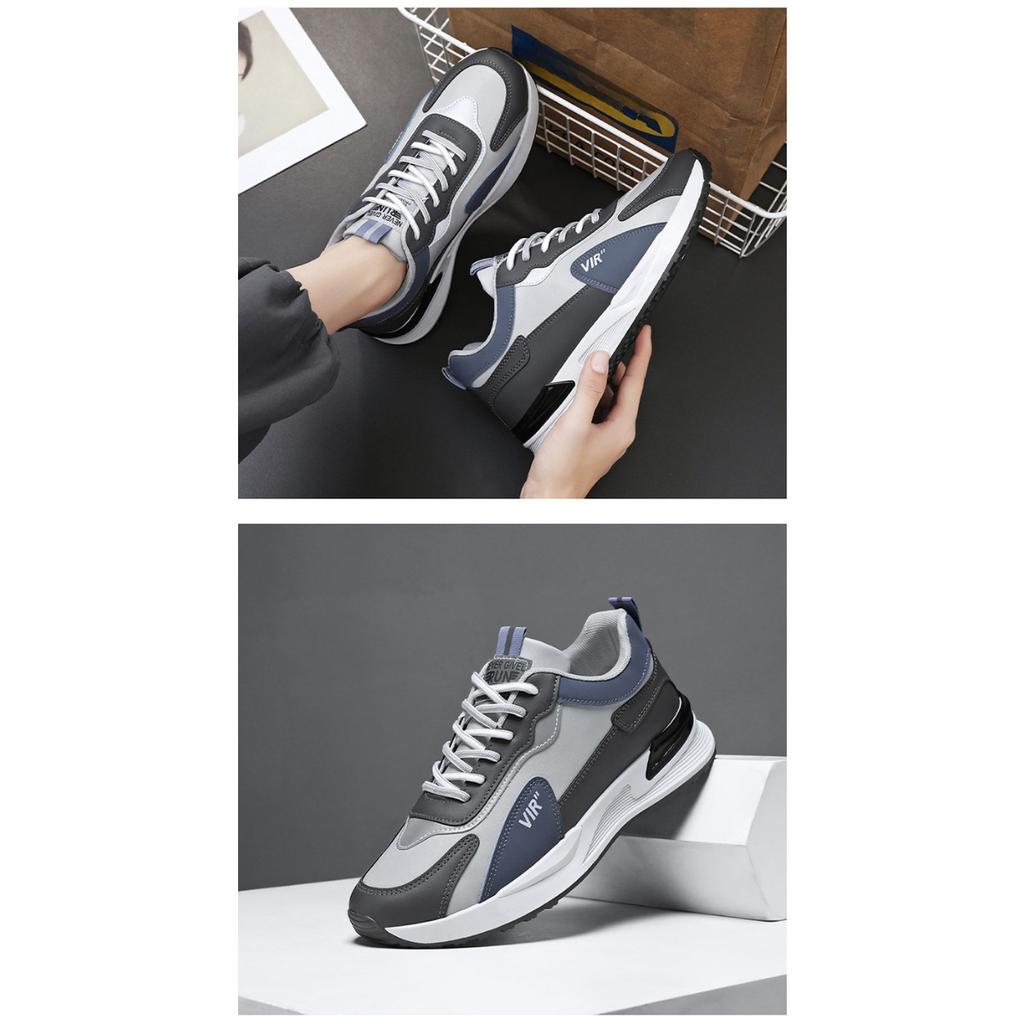 Men's Shoes, Sports Shoes, Running Trend, Casual, High-end, Versatile for Students, Men's Height Increasing Soft Surface Walking Shoes