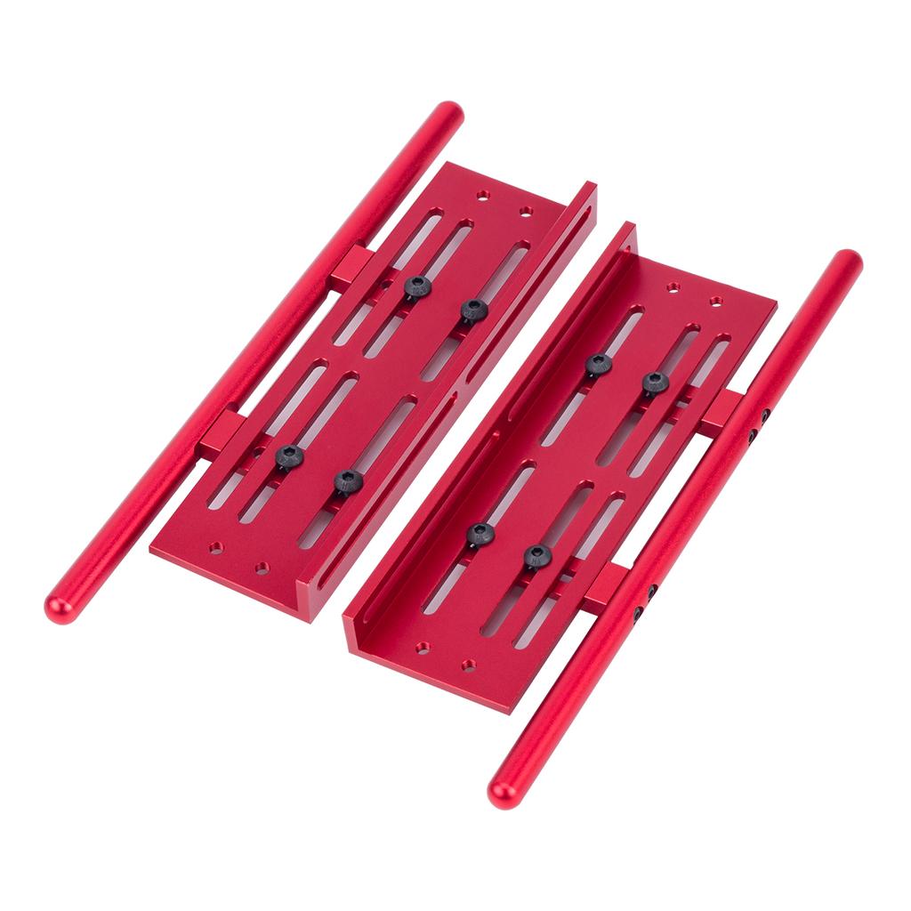 2 Pcs Aluminum Alloy Rock Sliders Adjustable Side Step Armor for 1/10 RC Crawler Car SCX10 I II TRX4 Wrangler Upgrade Parts
