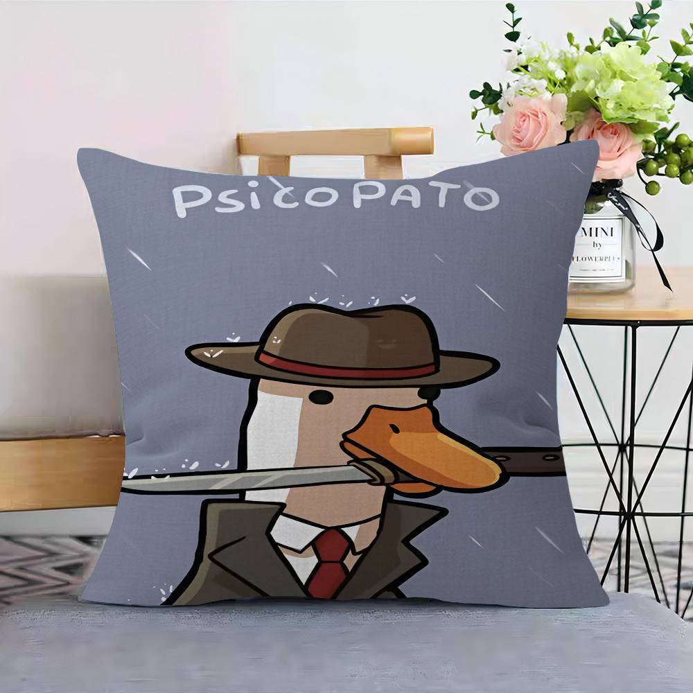 Cartoon Funny Duck Pillow Cover For Bedroom Room And Living Room Sofa Decorative Cushion Cover