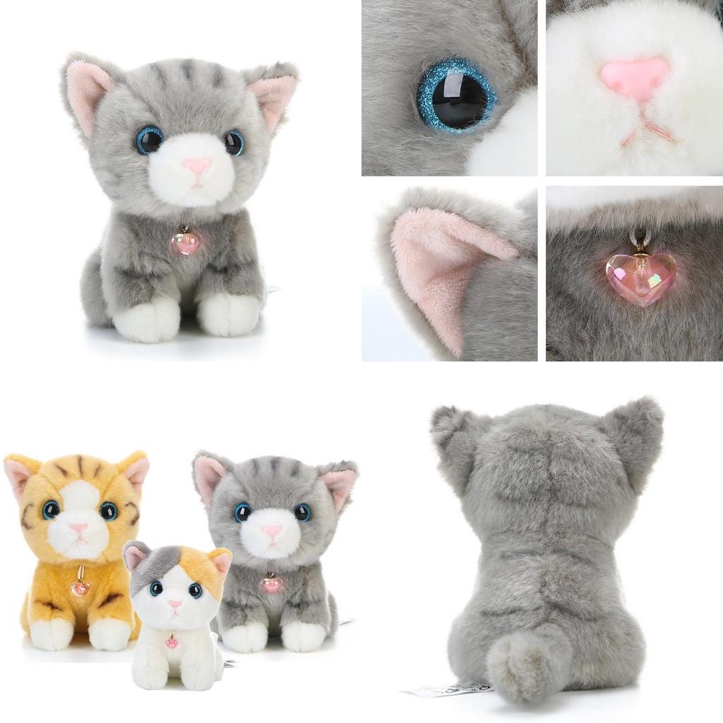 Adorable Simulation Siamese Shorthair Plush Cat Toy For Home And Room Decor