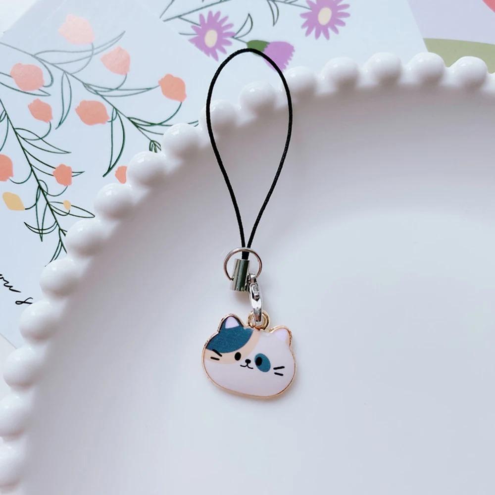 Kleine Katze Katze Handy Lanyard Anhänger Tier Handy Anhänger Katze Handy Band Mädchen Handy Dekoration
