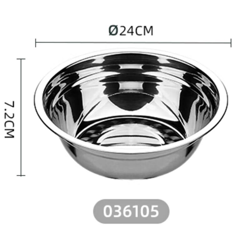 Camellia 24cm Stainless Steel Multipurpose Bowl