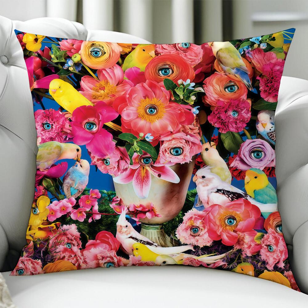 T-Toiletpaper I-Interesting Cushion Cover Birthday Anniversary Gifts Double Sided Printed Zipper Cushion Cover Soft Skin Bedding