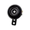 Universal Motorcycle Electric 12V 1.5A/48V 60V 72V 0.2A  Round Black Basin Air Horn Motorbike Loud Disc Speaker 105Db,Pack Of 1