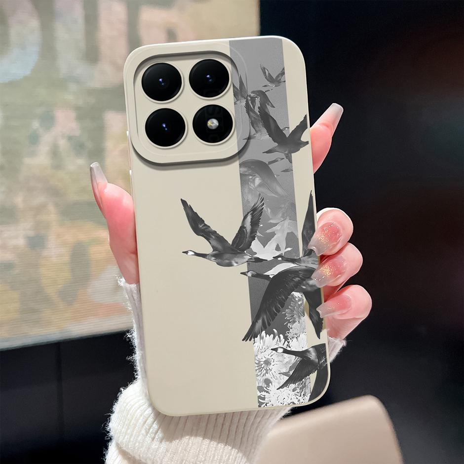 Cases For Xiaomi 15 15T Pro Love Heart Butterfly Antifouling Full Protection Housing For Xiaomi15TPro xiaomi15pro Luxury Bumper