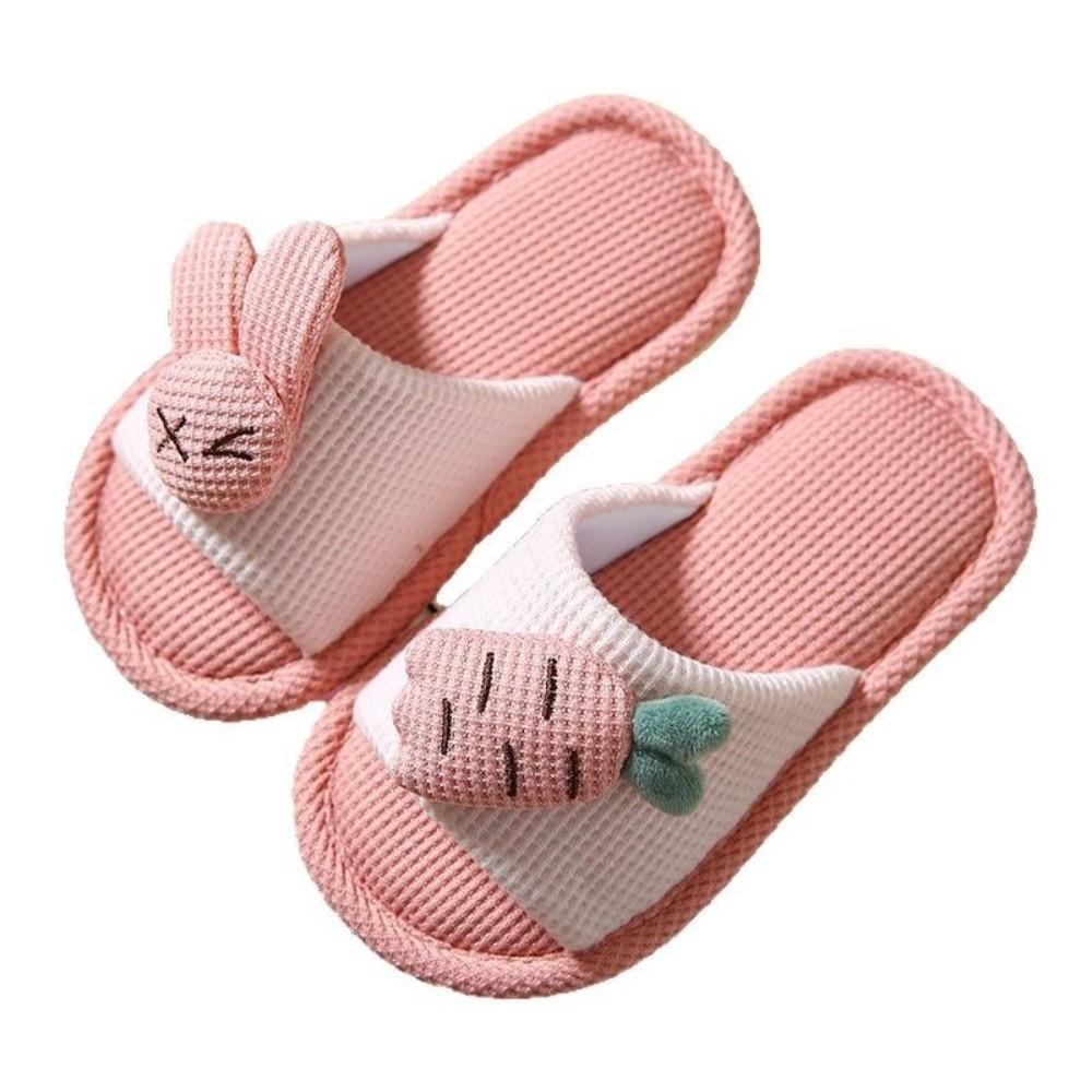 Lightweight Cartoon Rabbit Slippers Anti Slip Floor Shoes Soft Children Slippers  Baby Boy Girl