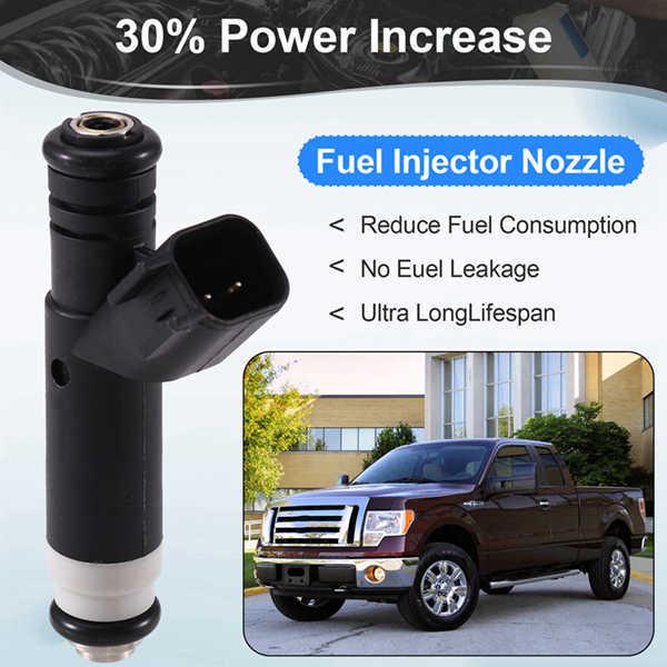 4-Color Plastic Fuel Injector Nozzle for Ford E-150/E-250 - Black