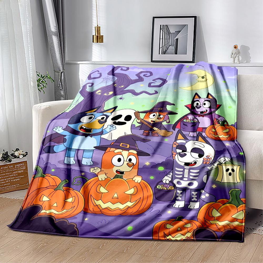 Halloween Night Adventure Blanket Warmthful Decor Suitable for Sofa Office Chair Seaside for All Seasons Modern Perfect Gift for Relatives and Friends