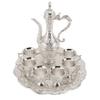 8pcs 6 Cups Included Turkish Tea Set With Tray Wine Glass Pot Set  For Home Party