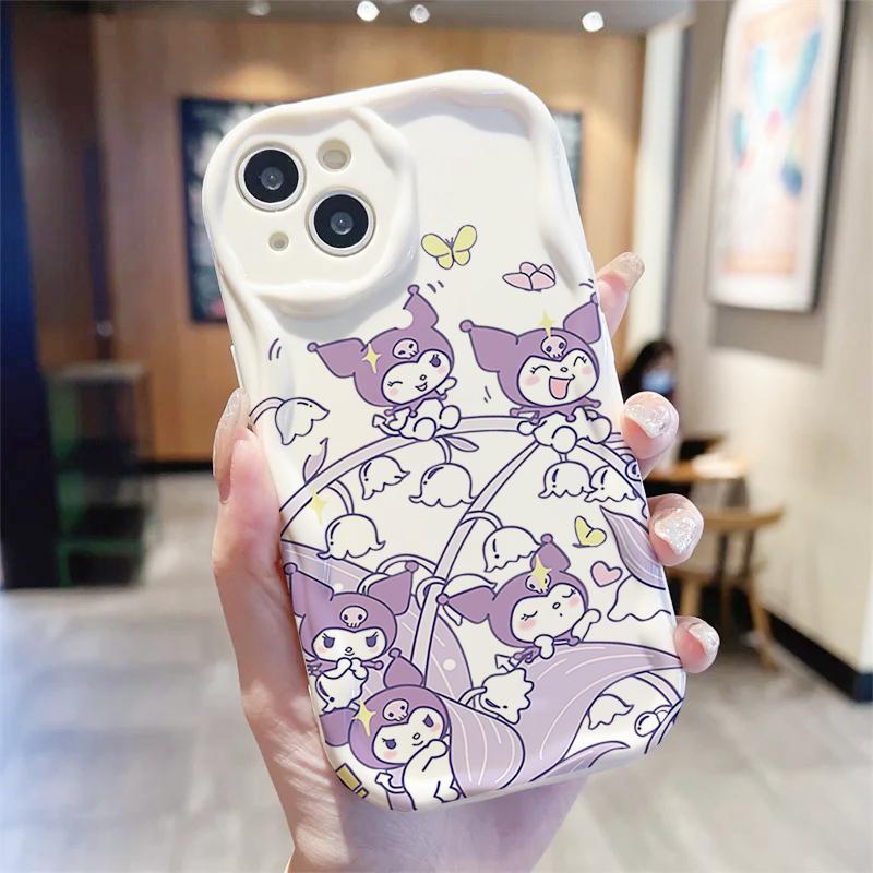 Cartoon Kuromi Cinnamoroll Phone Case For Motorola MOTO Edge 50 Fusion Ultra Pro G84 G75 G60 G53 G52 G35 G05 G34 G22 5G Casing