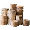 Nordic Natural Birch Candlestick Festival Decoration Party Wedding Birch Gift Russian Russia Day Present