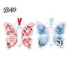 Personalisiertes Geschenk für Kollegen 2 Stück Acryl Schmetterling Geldhalter Hängende Ornamente, Dekorative Bargeld Anhänger Weihnachten Einzigartiges Geburtstagsgeschenk
