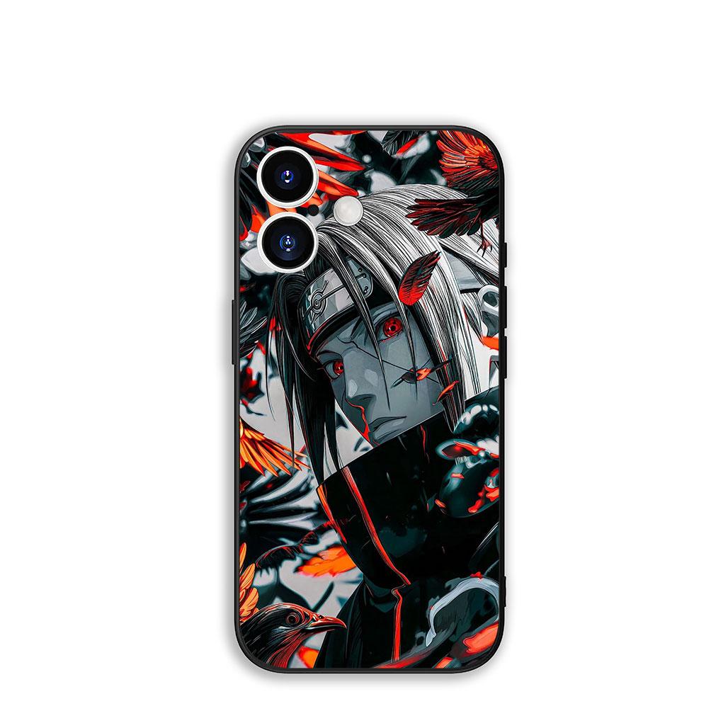 

для OPPO A54 A40 A60 A80 A18 A16 A17 A38 A78 A79 A57 A55 A96 A15 A12 Чехол для телефона Аниме Наруто Саске Учиха OPPO A17