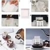 50Pcs Disposable Drip Coffee Cup Filter Bags Office Travel Brew Coffee And Tea Tool Coffees Filters Paper
