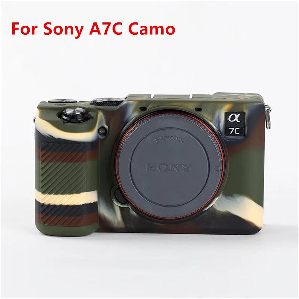 Soft Silicone Armor Camera Body Case For Sony A7R5 A7R4 A7M4 A7R3 A7R2 A7S2 A72 ZVE10 ZV1F ZV1F M2 Protective Rubber Cover