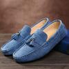 Mode Frühling Neue Mode Quasten Slipper Herren Wildleder Luxus Designer Schuhe Lässig Bequem Slipper Herren Mokassin Alleskönner Slipper