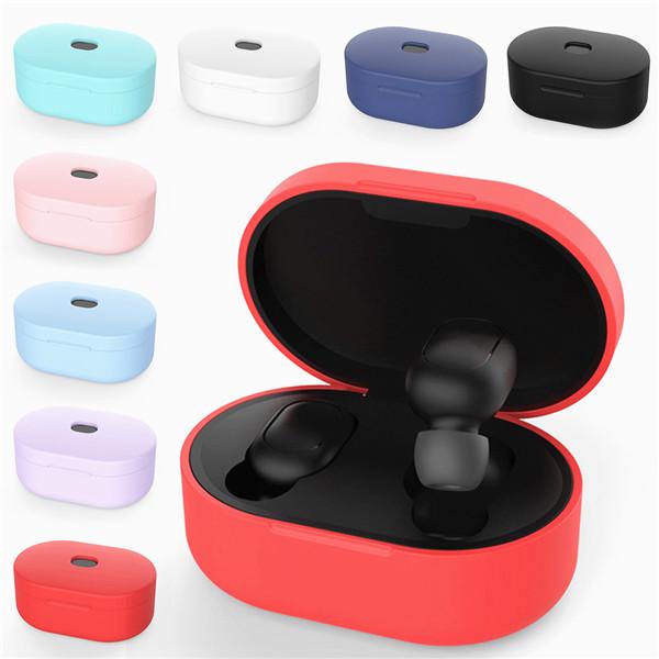 

Полная крышка Шокезащитный Силиконовый TPU Защитный чехол для Mi Airdots Earphone Box Обложка