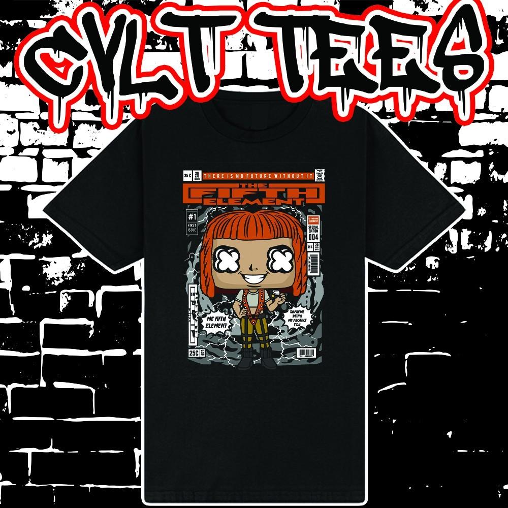 

The Fifth Element Comic Book Cover style Tee ~ 100% Cotton Unisex T-Shirt S