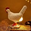 1~2PCS Chicken LampNight Lights Simulated Animal Easter Home Decor Party Carnival Chick Decor Night Light Ornaments Table Lamp