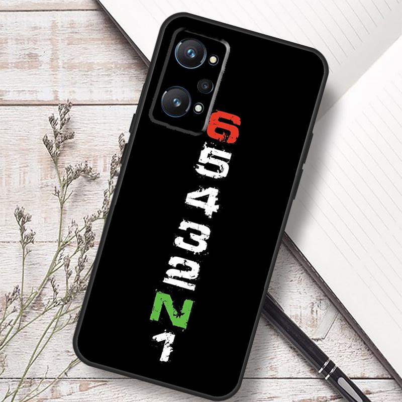 Moto Motorcycle For Realme GT 7 Pro 6 5 GT 6T C67 C61 C55 C53 C51 C21Y C25S C75 10 11 12 13 14 Pro Plus Case