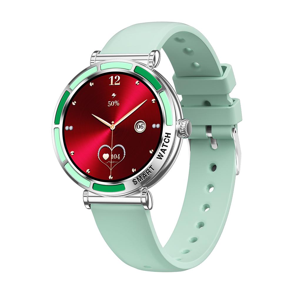 

Умные часы для женщин Android/iPhone, Водонепроницаемый фитнес-трекер IP67, Bluetooth-звонки, Пульс/SpO2 /100+ спортивных режимов зелёный