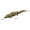 Brass Reptile Sculpture Home Accent Piece