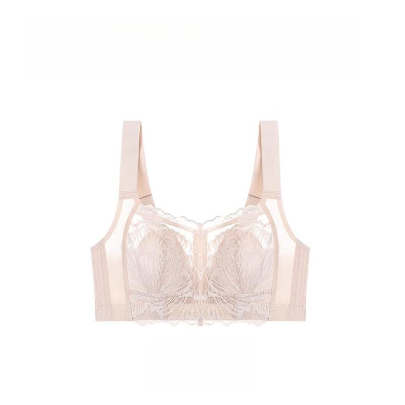 

Бюстгальтер большого размера для женщин на лето, тонкое кружево, сексуальный бюстгальтер, против провисания, регулируемый аксессуар, бюстгальтер для груди 42/95E розовый